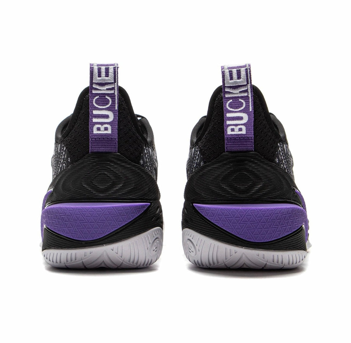 Li-Ning Jimmy Buckets Bad Boy heel view showing shoe structure