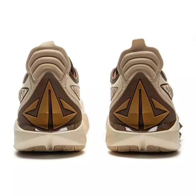 Li-Ning JB3 Coffee heel view showing shoe structure and support