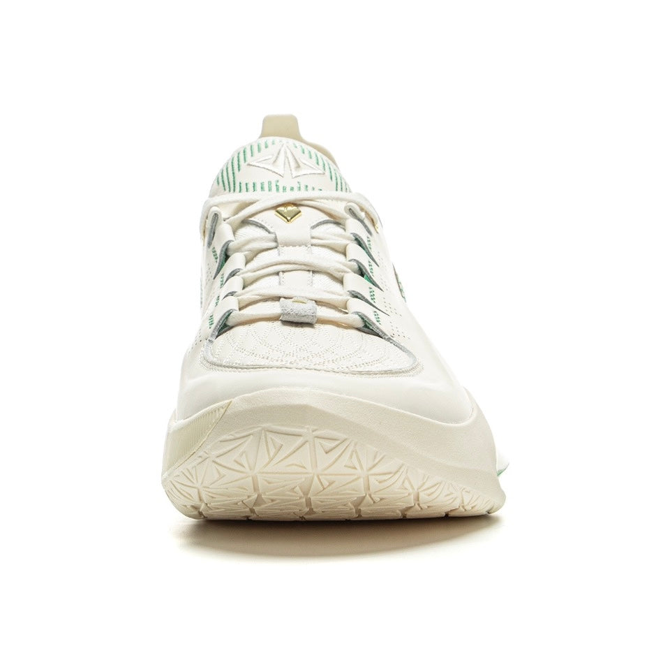 Close-up of Jimmy Butler Retro Tennis toe box with details