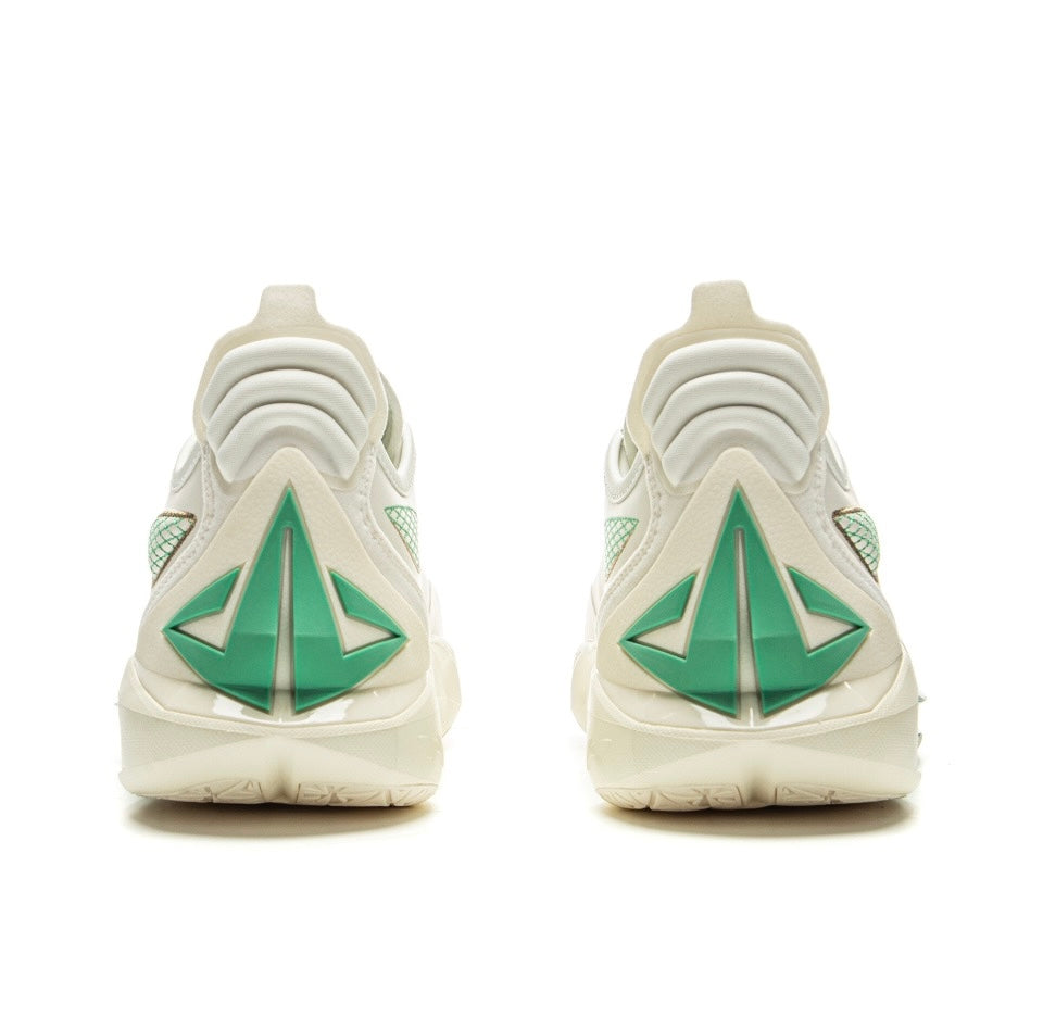 Li-Ning JB3 Retro Tennis heel view showing shoe structure