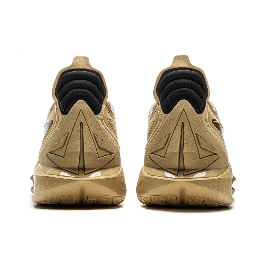 Li-Ning Jimmy Butler JB3 Yellow Boots heel view showing shoe structure