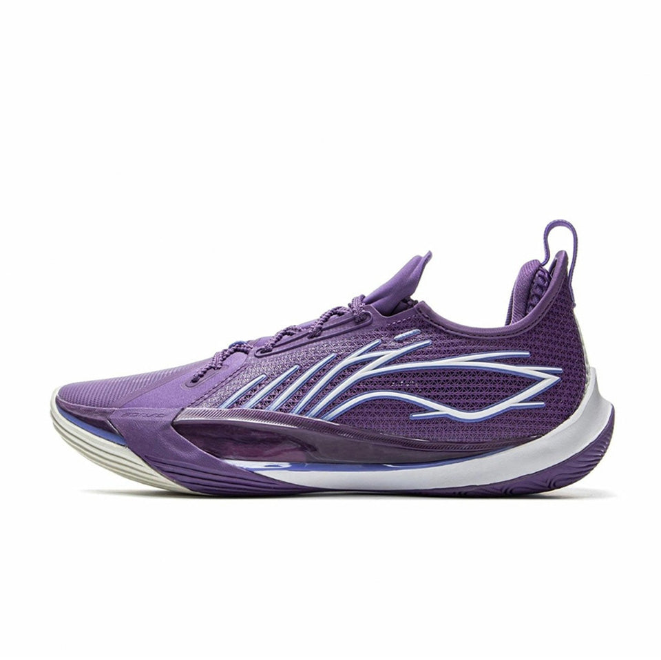Li-Ning Sonic 13 Mineral Purple basketball shoes side view