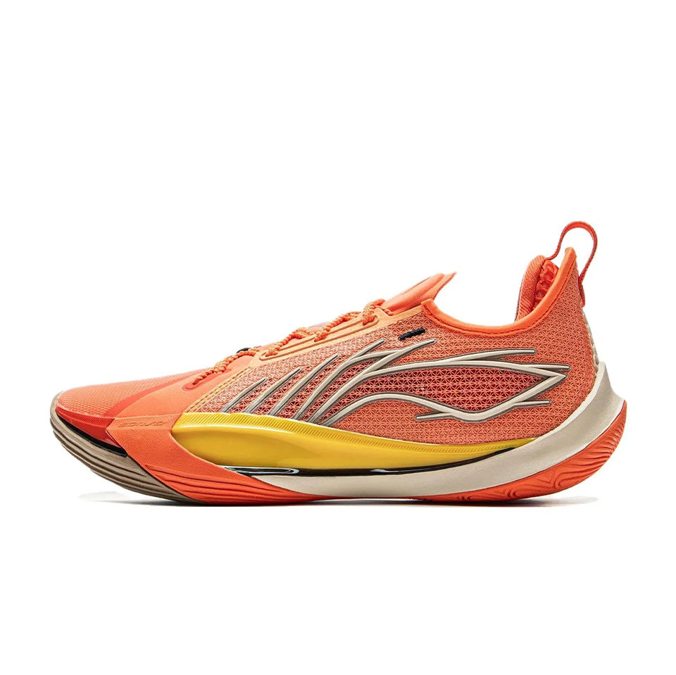 Li-Ning Sonic 13 Orange basketball shoes side view