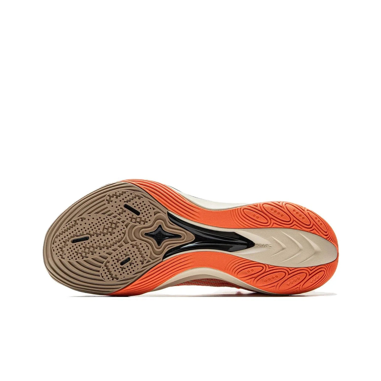 Li-Ning Sonic 13 Orange outsole pattern for traction and stability