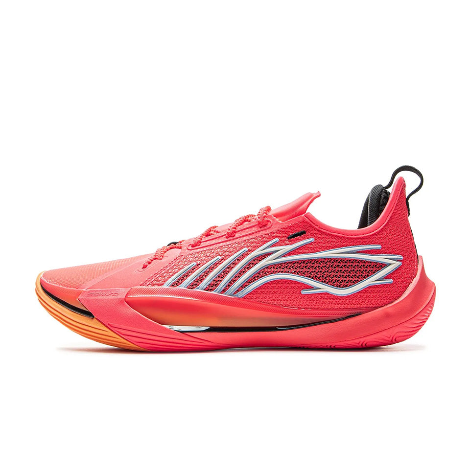 Li-Ning Sonic 13 Red basketball shoes side view