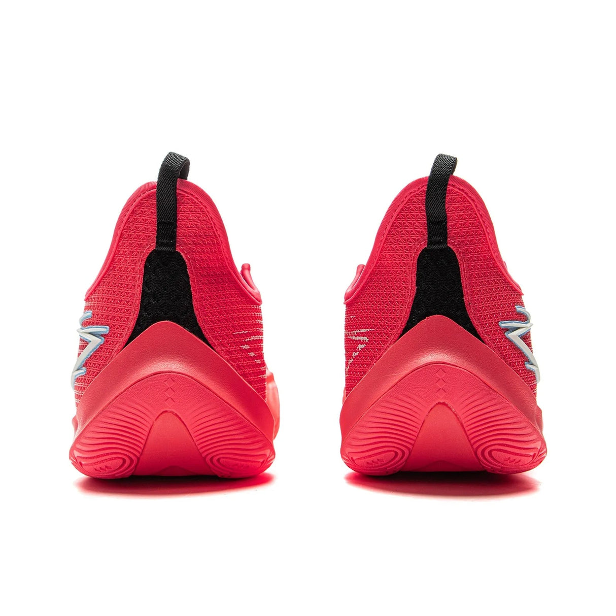 Li-Ning Sonic 13 Red heel view showing shoe structure