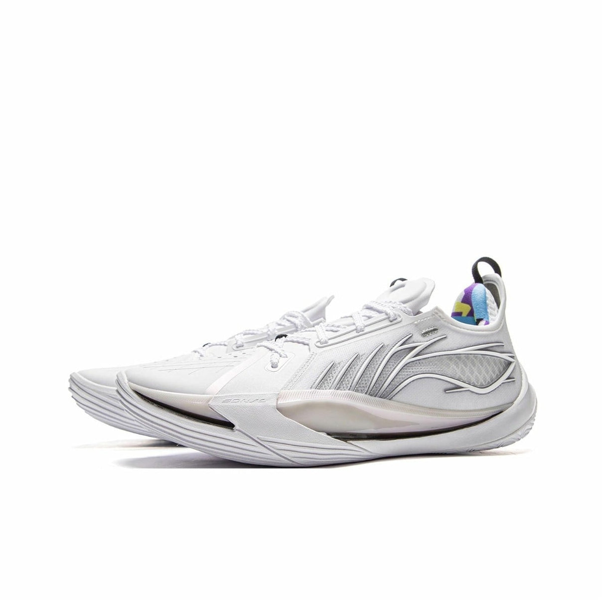 Li-Ning Sonic 13 Standard White shoes 45-degree full view
