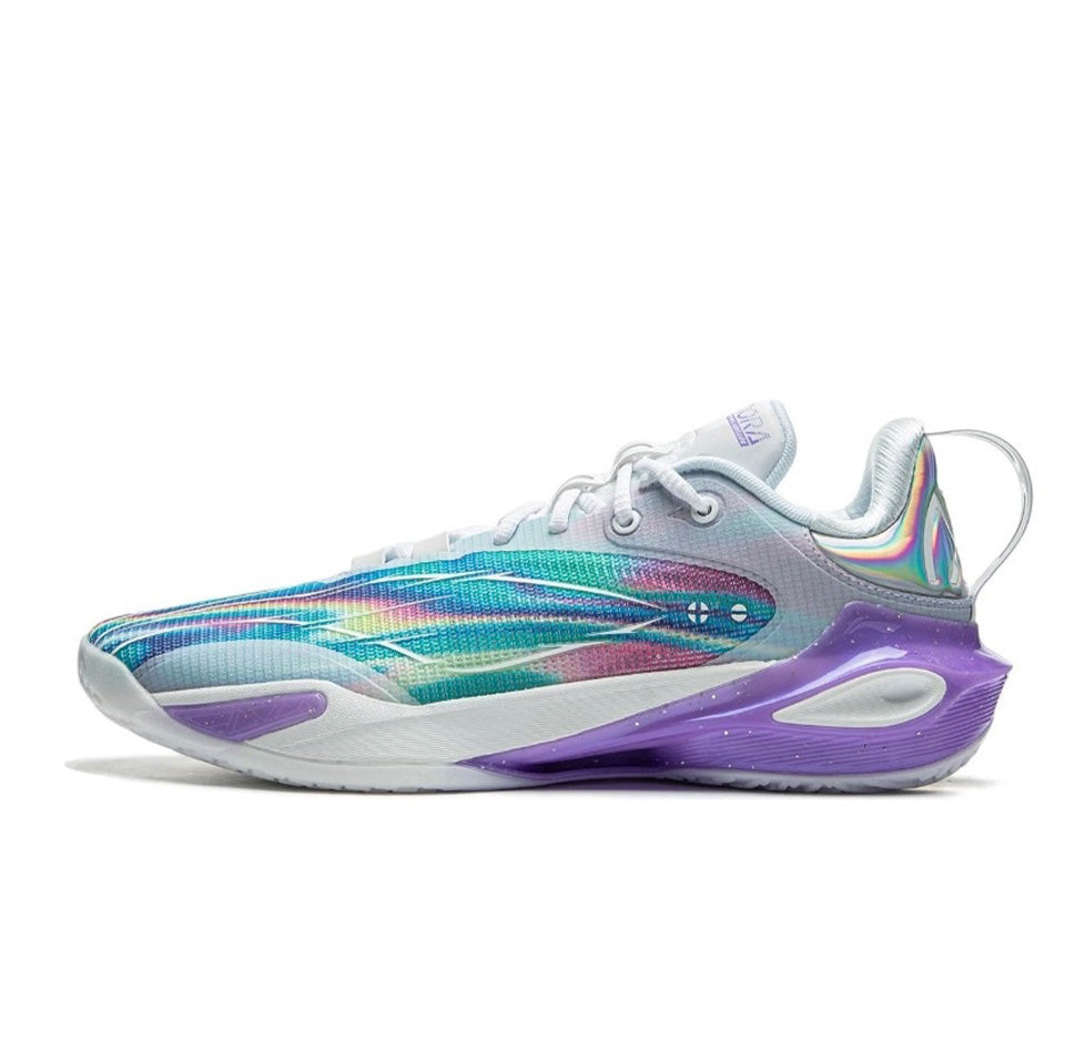 Li-Ning Speed 11 Blue Purple basketball shoes side view