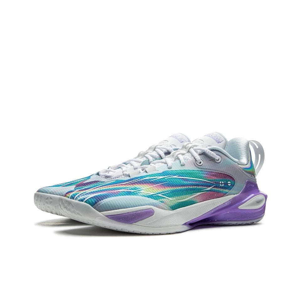 Li-Ning Speed 11 Blue Purple shoes 45-degree full view