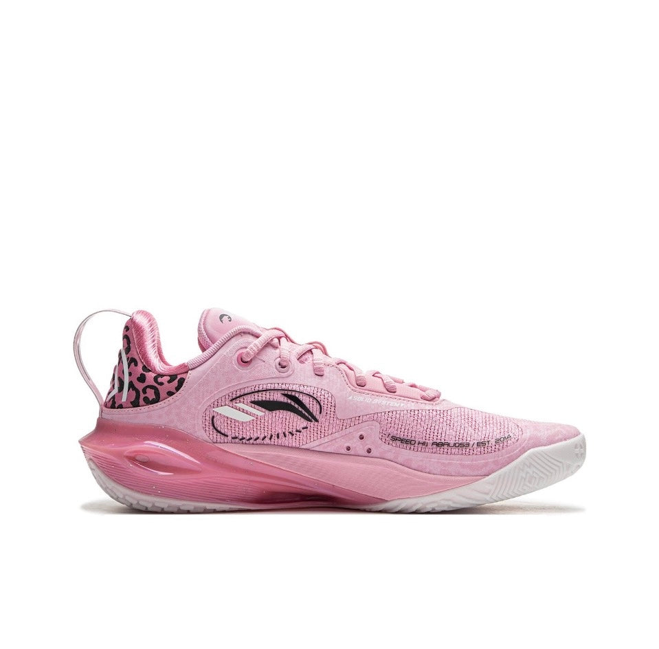 Li-Ning Speed 11 Diamond Pink sneakers side angle showcasing design