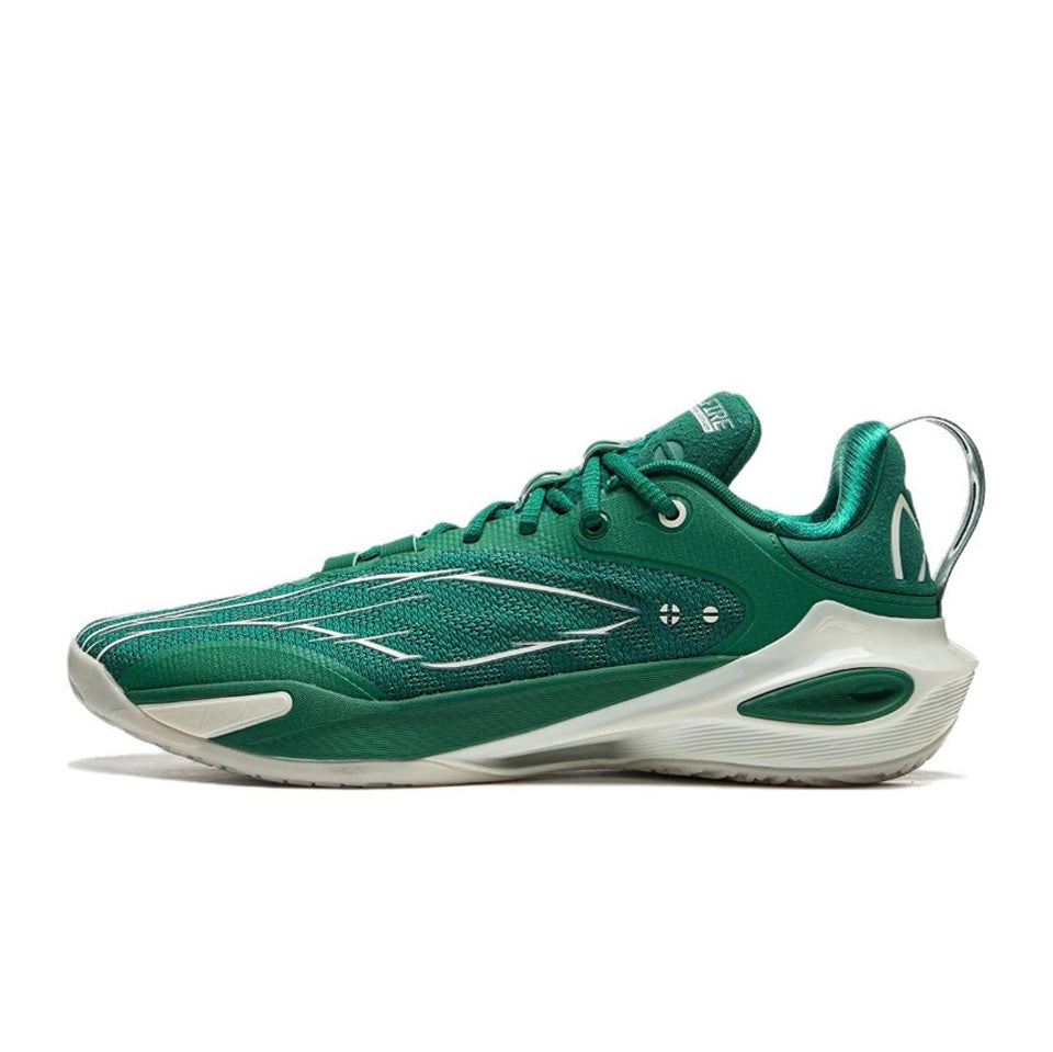 Li-Ning Speed 11 Green basketball shoes side view