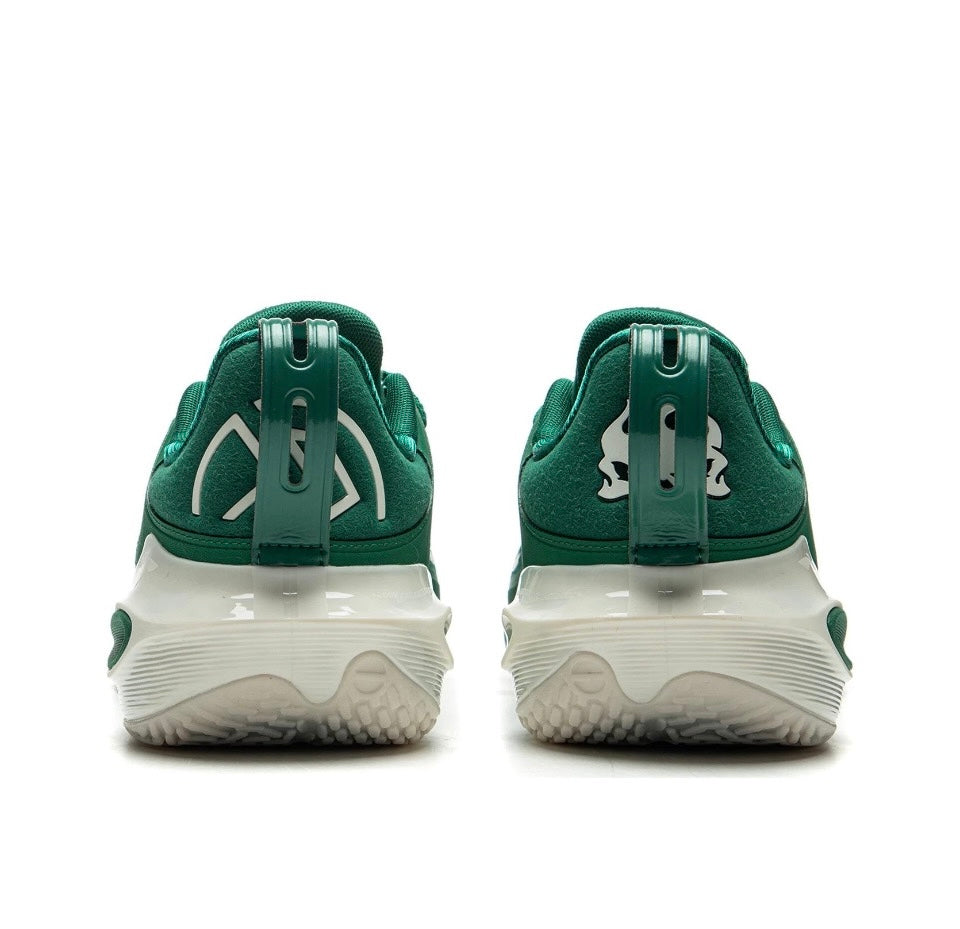 Li-Ning Speed 11 Green heel view showing shoe structure