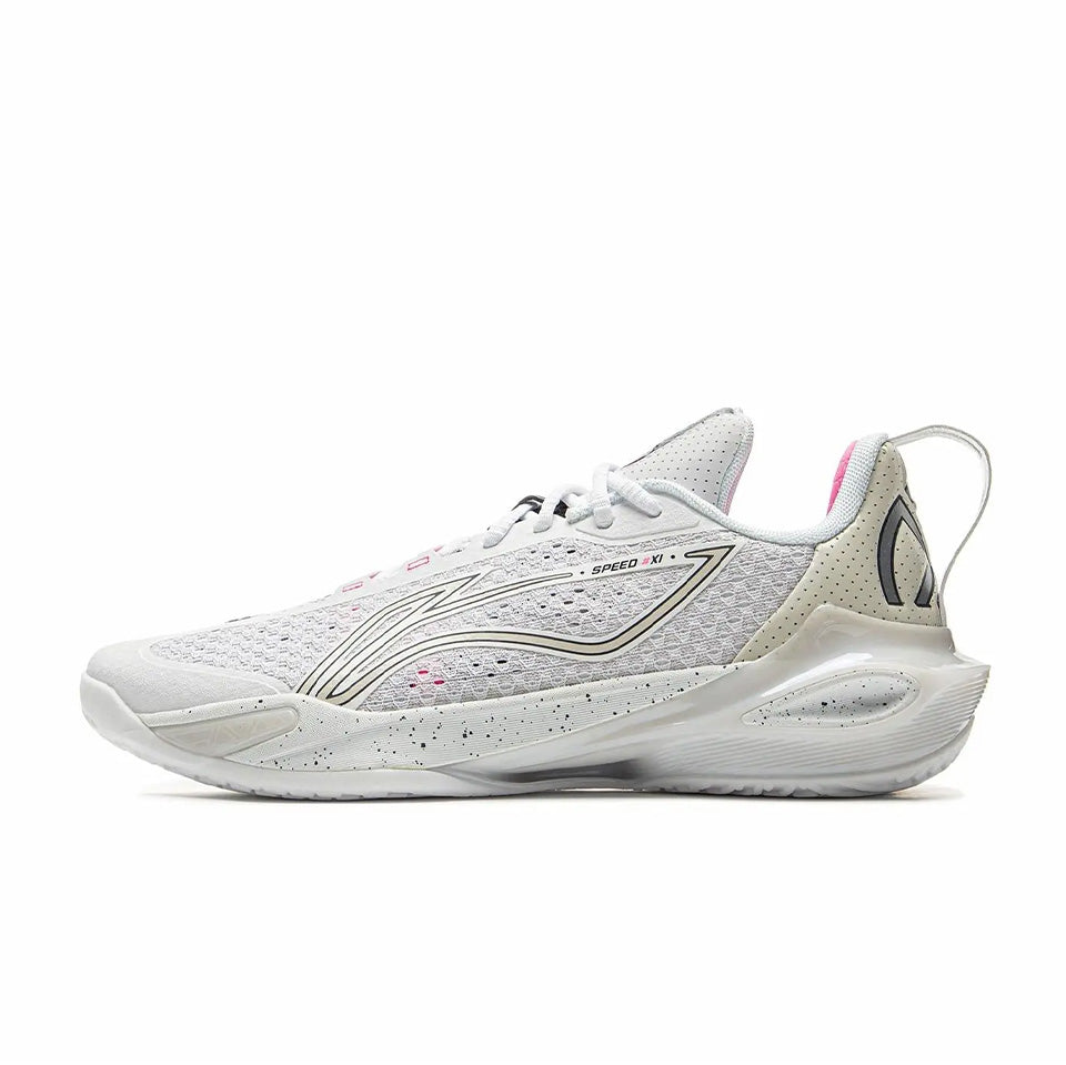 Li-Ning Speed 11 White basketball shoes side view