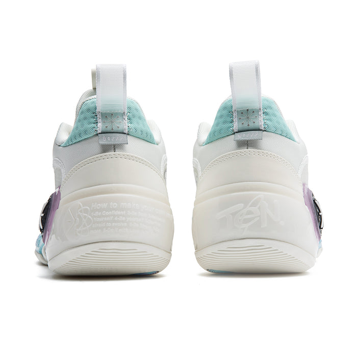 Way of Wade 10 Low Cotton Candy heel view showing shoe structure