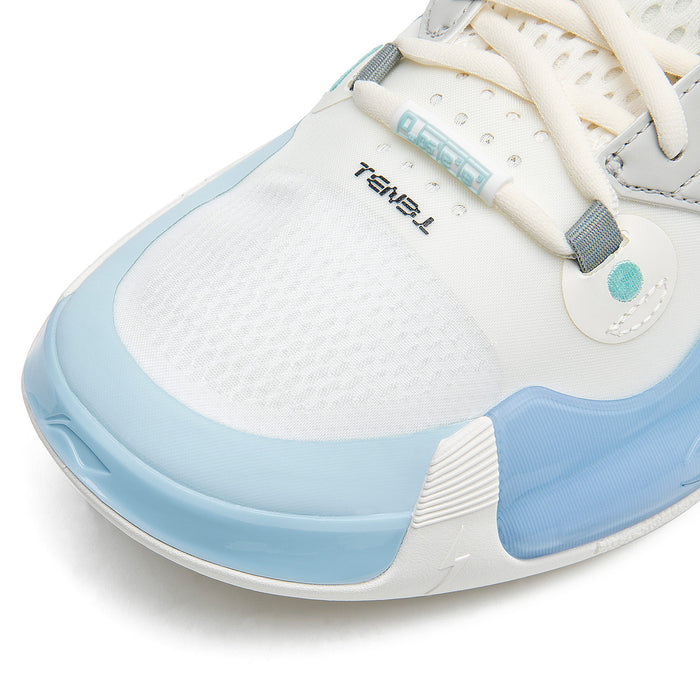 Li-Ning Way of Wade 10 Low Cotton Candy upper mesh detail close-up