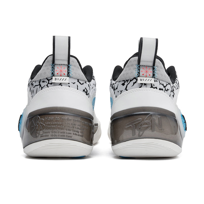 Way of Wade 10 Low Black Flash heel view showing shoe structure