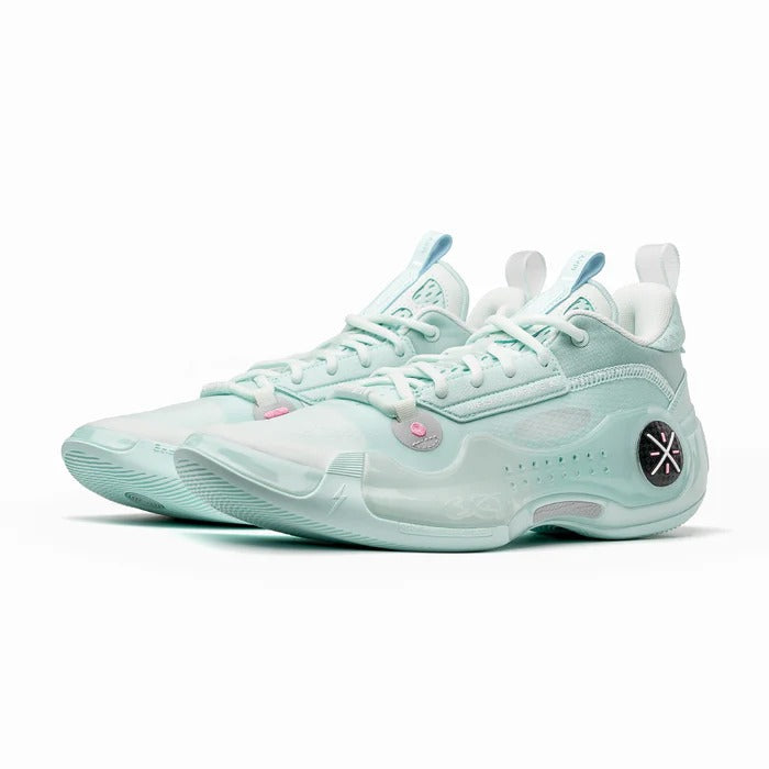 Li-Ning WOW 10s Low Mint shoes 45-degree full view