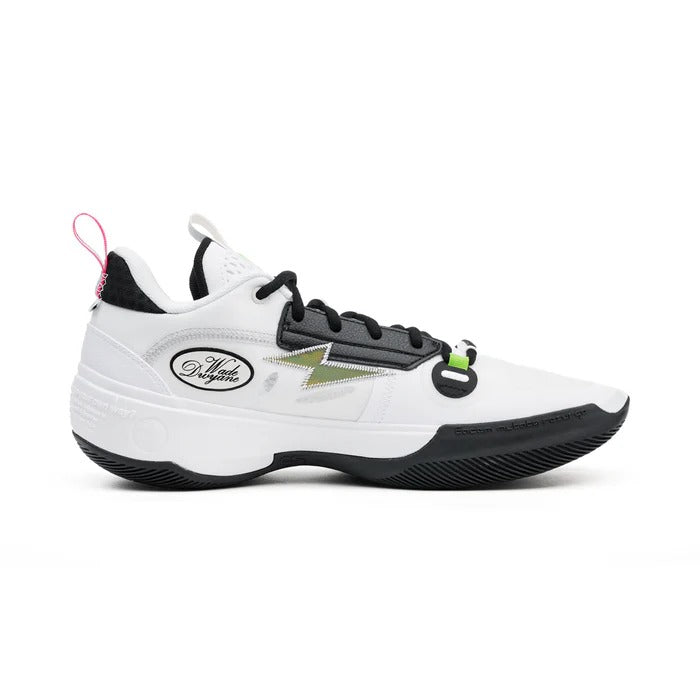 Li-Ning WOW 10 Low Panda basketball shoes side angle display