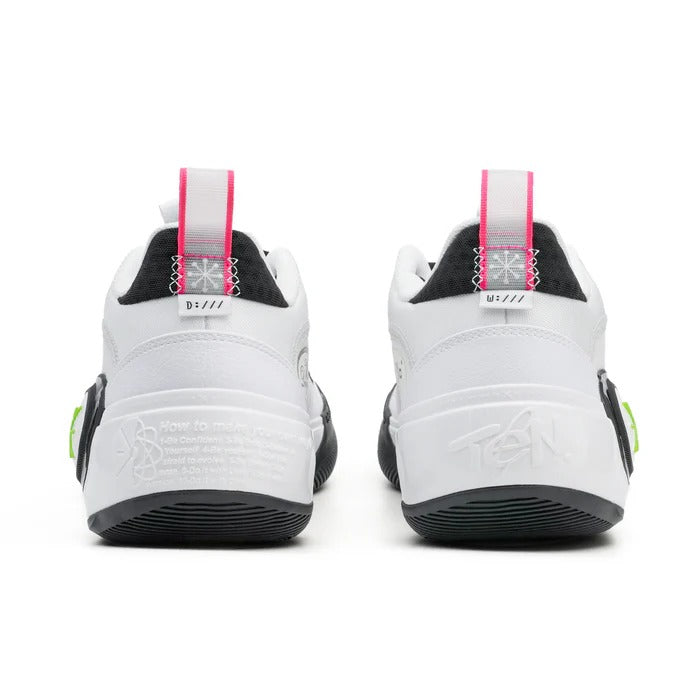 Way of Wade 10 Low Panda basketball shoes heel view showing shoe structure