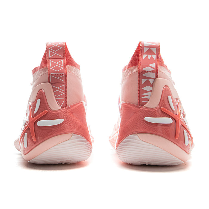 Way of Wade 11 Blossom heel view featuring Li-Ning logo