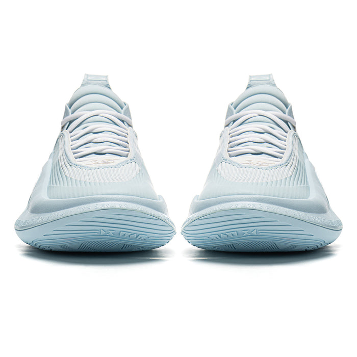 Close-up of Way of Wade 11 Mint toe box with mesh design