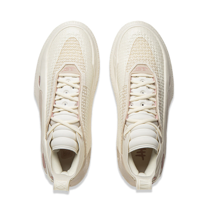 Top-down view of Way of Wade 11 Restage basketball shoes