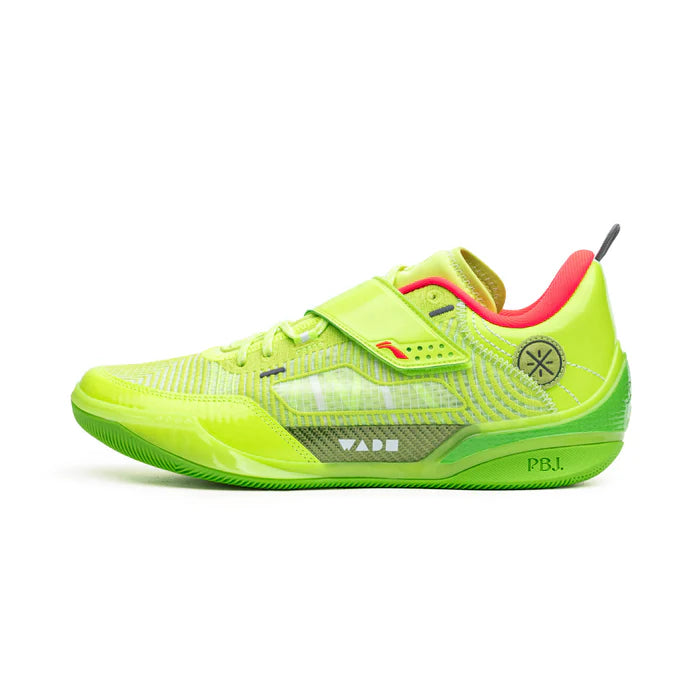 Way of Wade 808 4 Ultra Ice Lime basketball shoes side view