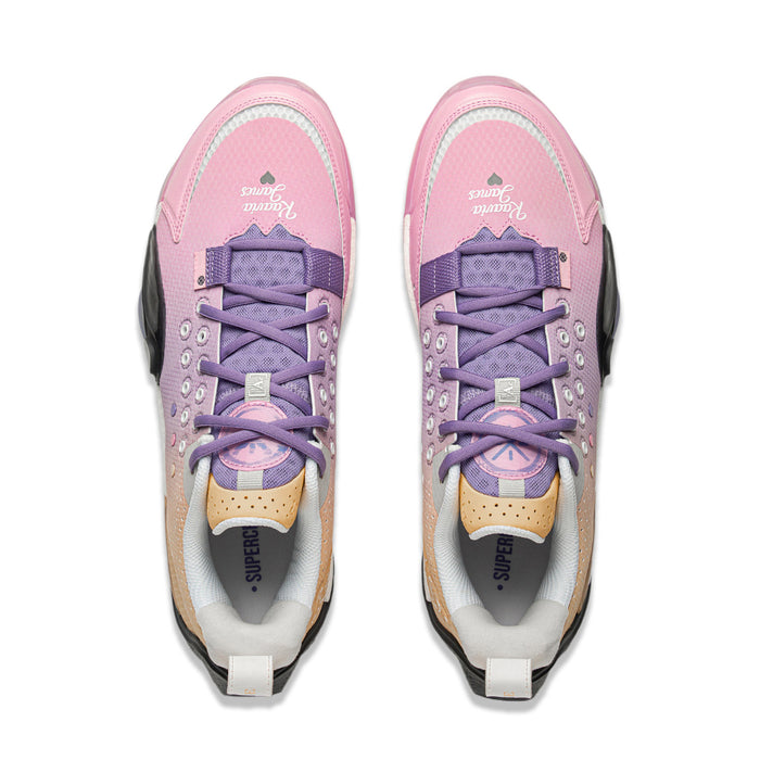 Top-down view of Way of Wade All City 13 Family Love basketball shoes