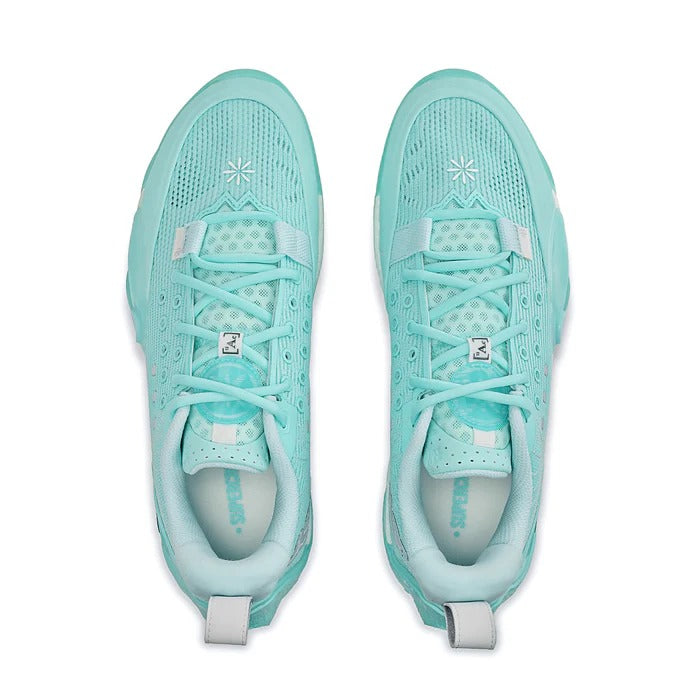 Top-down view of Way of Wade All City 13 Mint basketball shoes