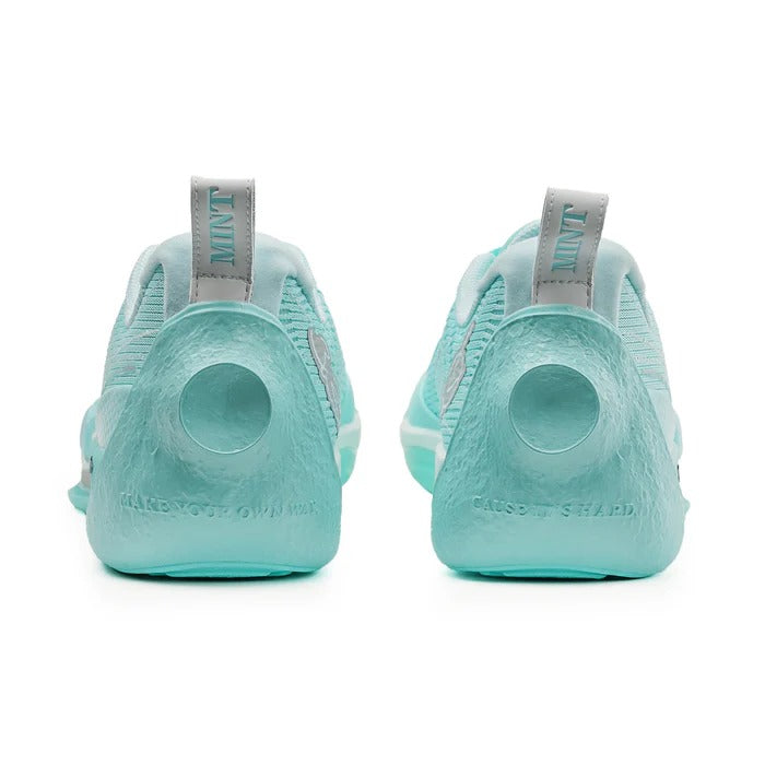 Way of Wade All City 13 Mint heel view with Li-Ning logo