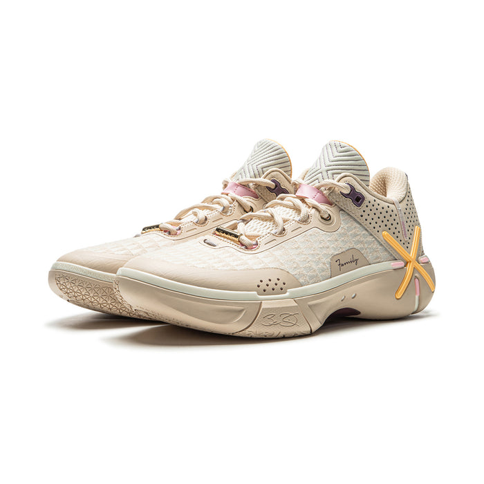 Li-Ning Wade Shadow 6 Champagne shoes 45-degree full view