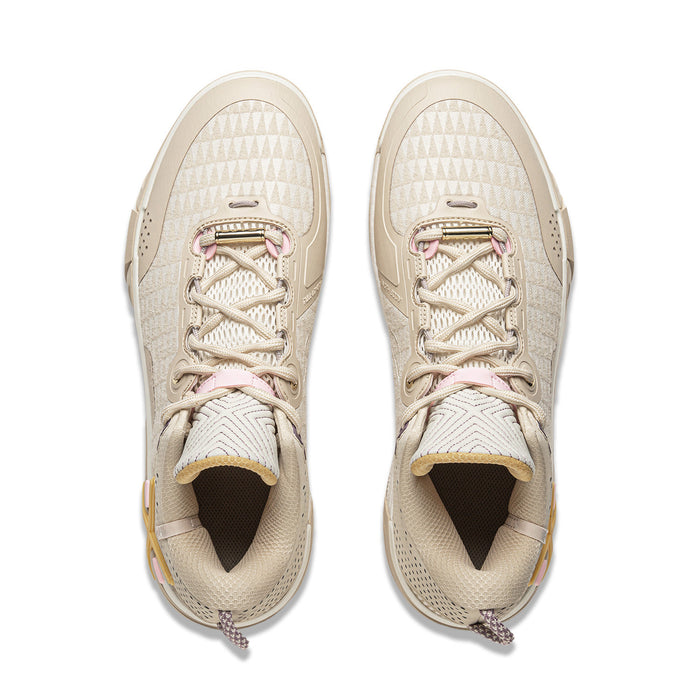 Top-down view of Way of Wade Shadow 6 Champagne basketball shoes