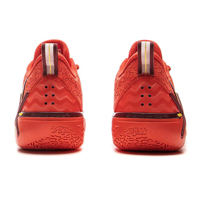 Way of Wade Shadow 6 V2 Flower City heel view with Li-Ning logo